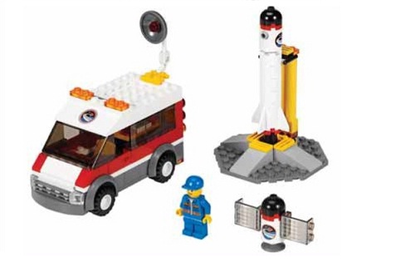 LEGO Set-Satellite Launch Pad-Town / City / Space Port-3366-1-Creative Brick Builders